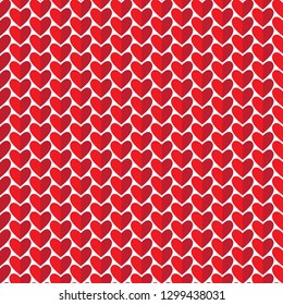 abstract heart seamless pattern. valentine's background