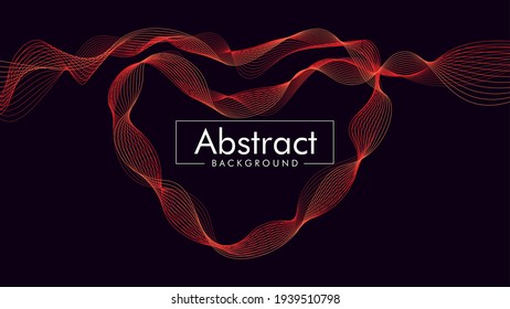 Abstract, Heart Shape Background Design