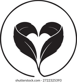 Forma Abstractas del corazón aislada en el fondo blanco, Vector, ilustración