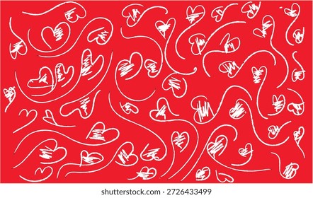  Fondo abstracto de la forma del corazón de San Valentín para el Uso comercial