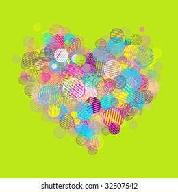 Abstract heart shape for your design