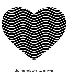abstract heart symbol