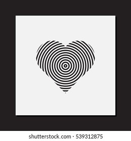 Abstract heart symbol