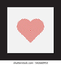 Abstract heart symbol