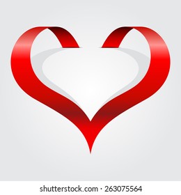 Abstract heart symbol. Vector illustration Eps 8.