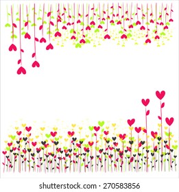 abstract heart tree