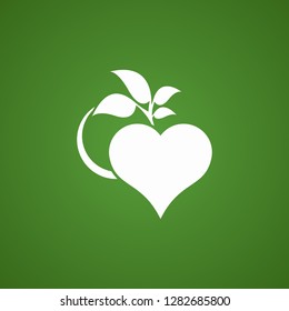 Abstract heart tree concept.
