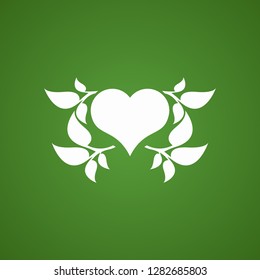 Abstract heart tree concept.
