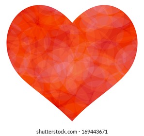 Abstract heart for the Valentine day