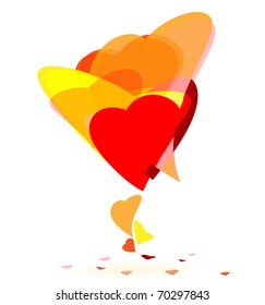 Abstract heart vector eps 10