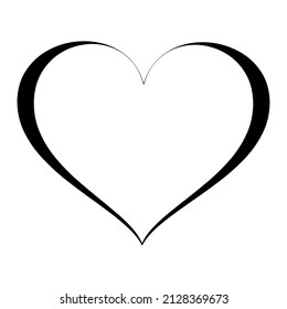 Abstract Heart vector icon Background Used for Printing.Heart icon vector icon. Simple element illustration. Heart symbol design. Can be used for web and mobile.	