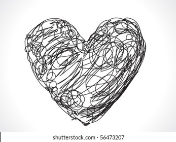 abstract heart vector illustration