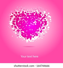 abstract heart for your design