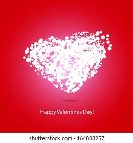abstract heart for your design