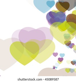 abstract hearts