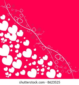 abstract hearts