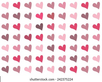 Abstract Hearts Background