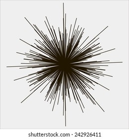 abstract hedgehog