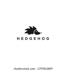 abstract hedgehog logo. hedgehog icon