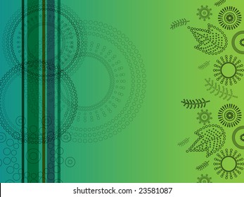 Abstract Henna art inspired Background