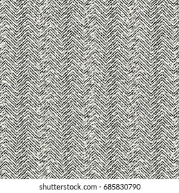 Abstract herringbone distressed background. Seamless pattern.