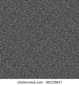 Abstract herringbone textured zigzag blocks. Seamless pattern.