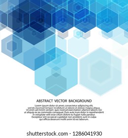 abstract hex background. eps 10