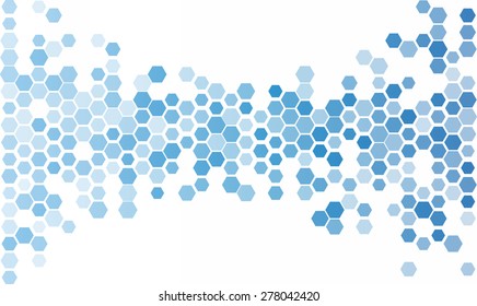 abstract hexagon