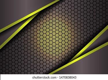 Abstract Hexagon 3D Vector Template Logo Design Illustration , Geometry Gradient Wallpaper Element Cover Emblem Isolated Pattern , Tecnology Circle Light Texture Graphic