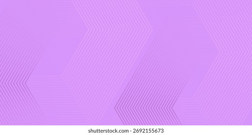 Abstract hexagon arrow sign pattern color purple background. Simple hexagon model.