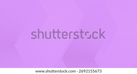 Abstract hexagon arrow sign pattern color purple background. Simple hexagon model.