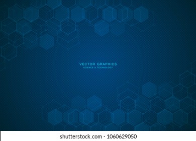 Abstract hexagon background