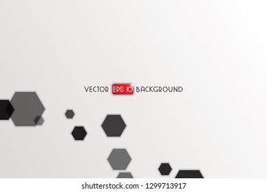 Abstract hexagon background