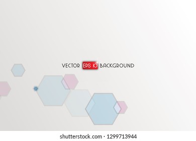 Abstract hexagon background