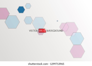 Abstract hexagon background