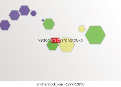 Abstract hexagon background