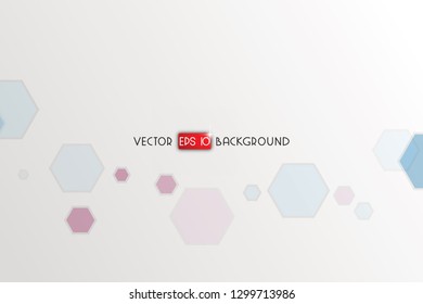 Abstract hexagon background