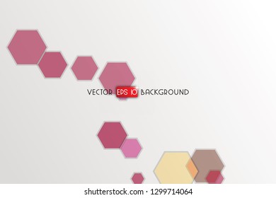 Abstract hexagon background