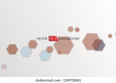 Abstract hexagon background