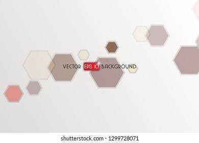 Abstract hexagon background