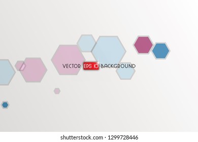 Abstract hexagon background