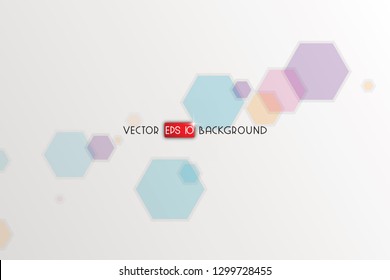 Abstract hexagon background