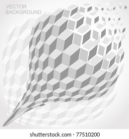 Abstract hexagon background