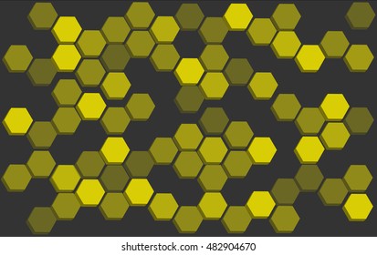 abstract hexagon background , abstract bee hive background