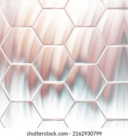 Abstract hexagon background. Colorful geometric background.