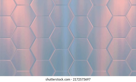 Abstract hexagon background. Colorful geometric background.