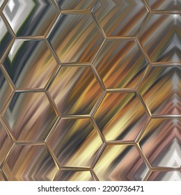 Abstract hexagon background. Colorful geometric background.
