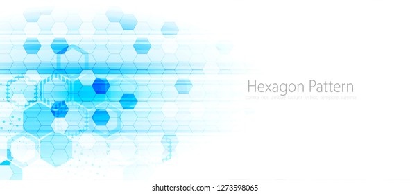 Abstract hexagon background for design works.