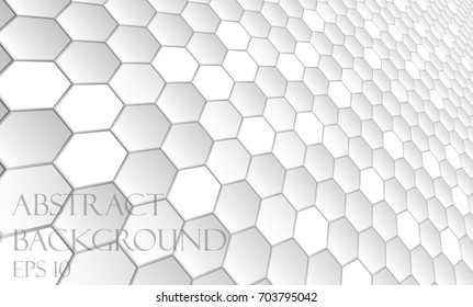 Abstract Hexagon Background. EPS 10
