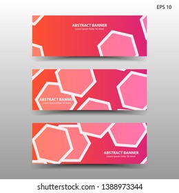 abstract hexagon background geometric with gold color for banner,web,flyer,brochure - vector